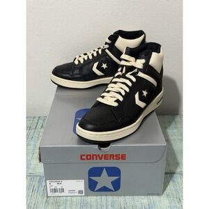 Converse Weapon Mid Sneakers Men's Size 9 Black/Natural Ivory/Black